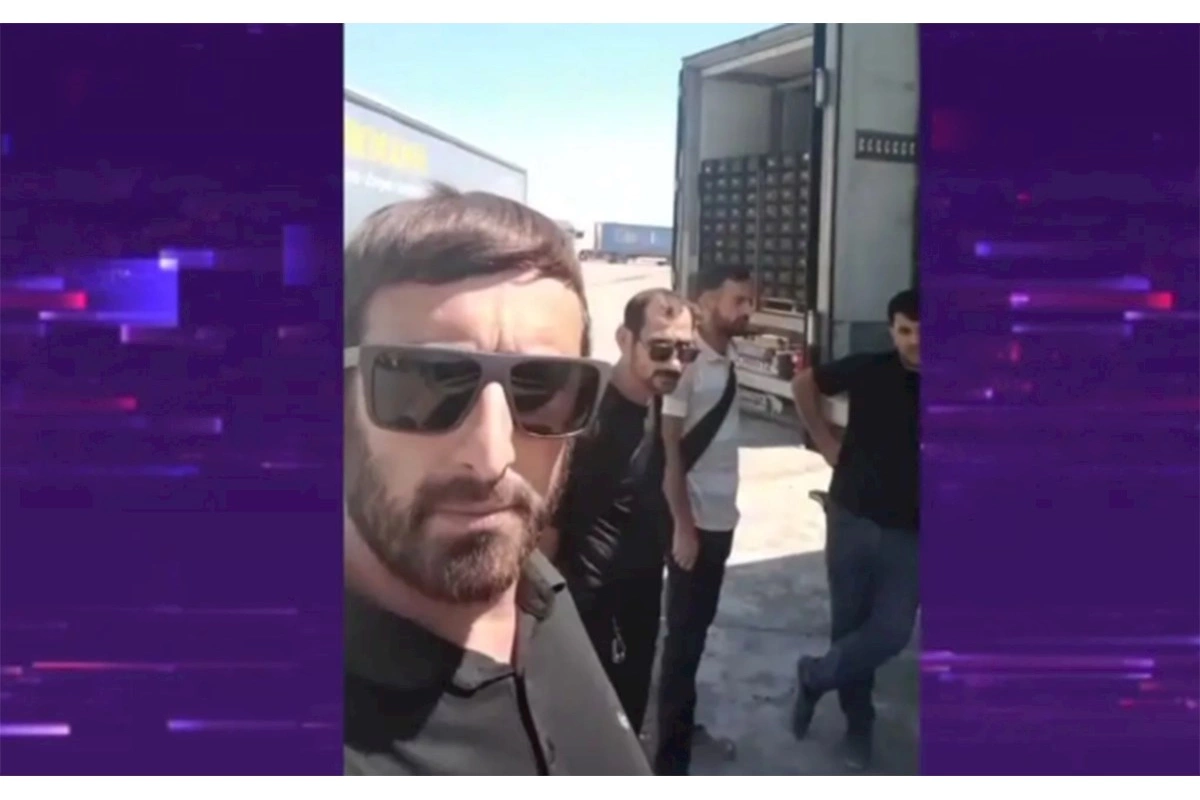 Azərbaycanlı sürücülər sərhəddə qalıblar — 100 minlik məhsul xarab oldu (VİDEO)