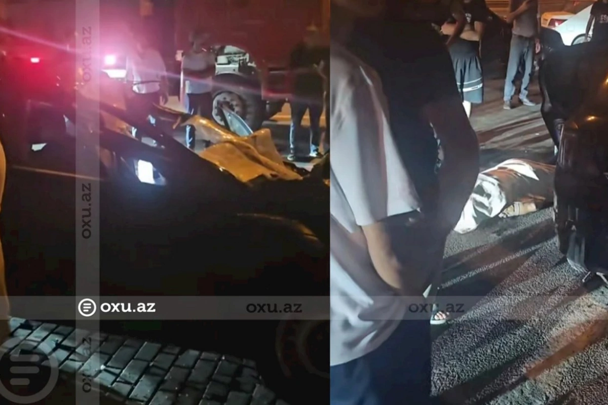 Buzovnada minik avtomobili yük maşınına çırpılıb: Ölən var — VİDEO