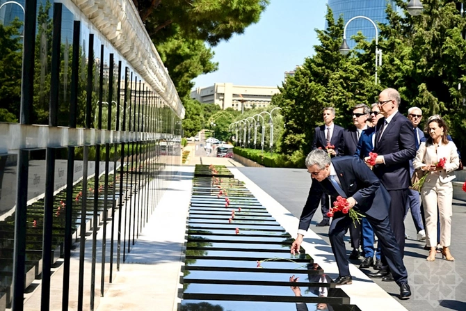 Kassis Şəhidlər xiyabanında — FOTOLAR