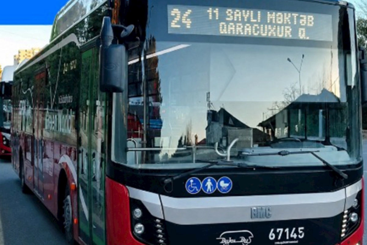 Bu marşrutun hərəkət sxemi dəyişdirildi