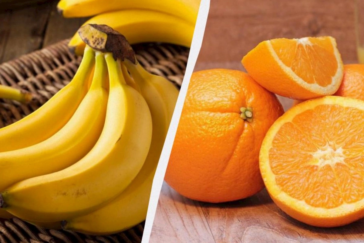 Banan və portağal: Orqanizm üçün hansı meyvə daha faydalıdır?