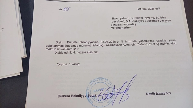 Suraxanı sakinlərinin müraciəti cavabsız qaldı — Uşaqlar yenə palçıq içində məktəbə gedəcək?