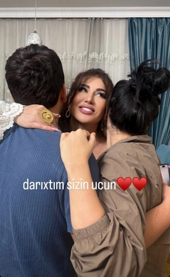 Fatimədən övladları ilə bağlı paylaşım — FOTO