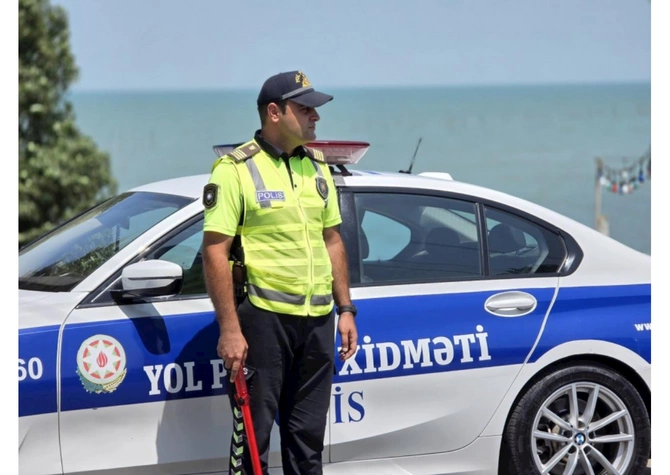 İstirahət zonalarında polisin fasiləsiz xidməti təşkil edilib — FOTOLAR