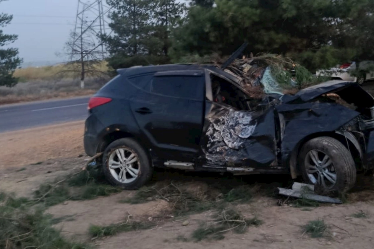 Beyləqan–Füzuli yolunda qəza: Yaralılar var (FOTOLAR)
