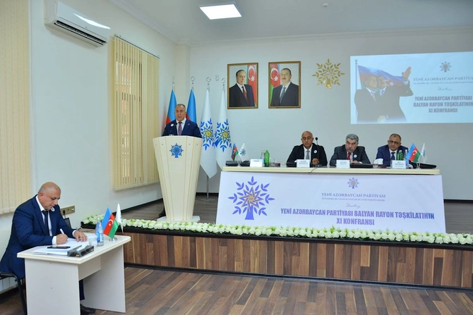 YAP Salyan rayon təşkilatının XI konfransı keçirildi — FOTOLAR YAP Salyan rayon təşkilatının XI konfransı keçirildi — FOTOLAR