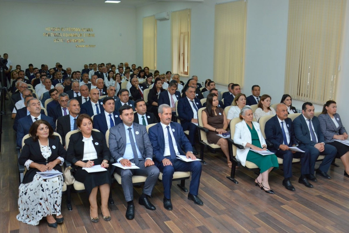 YAP Salyan rayon təşkilatının XI konfransı keçirildi — FOTOLAR