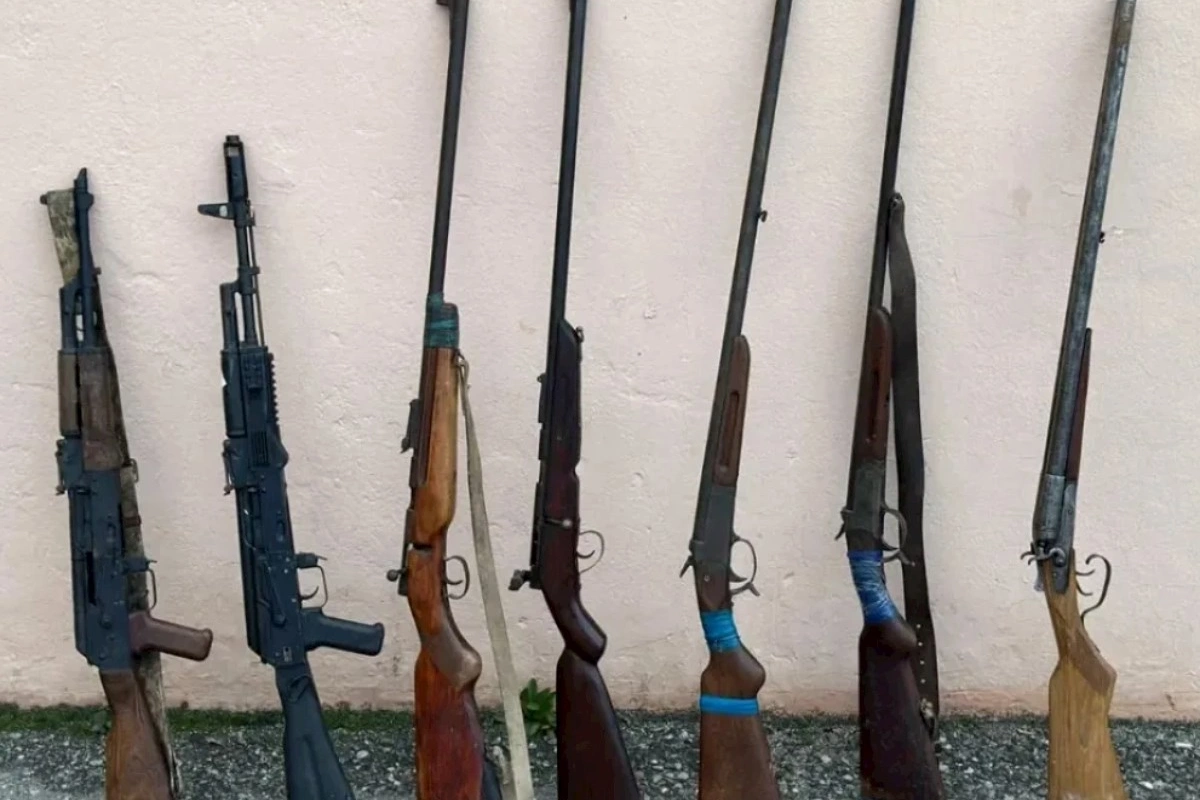 Ötən gün 9 odlu silah aşkarlanıb