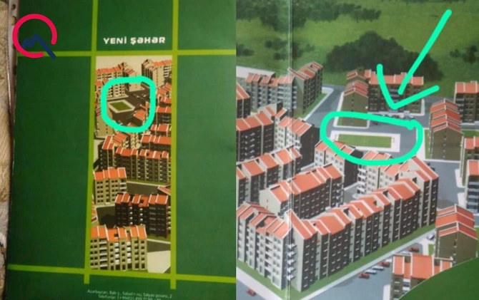“Bəy Mamed” yaşayış kompleksinin həyətini hasarlayıb özünə villa tikdirir” — FOTOLAR