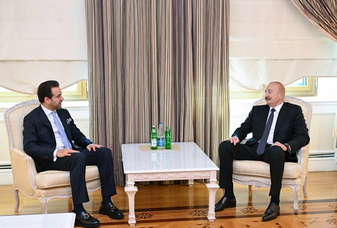 İlham Əliyev Müsəlman Ağsaqqalları Şurasının baş katibini qəbul edib — FOTOLAR