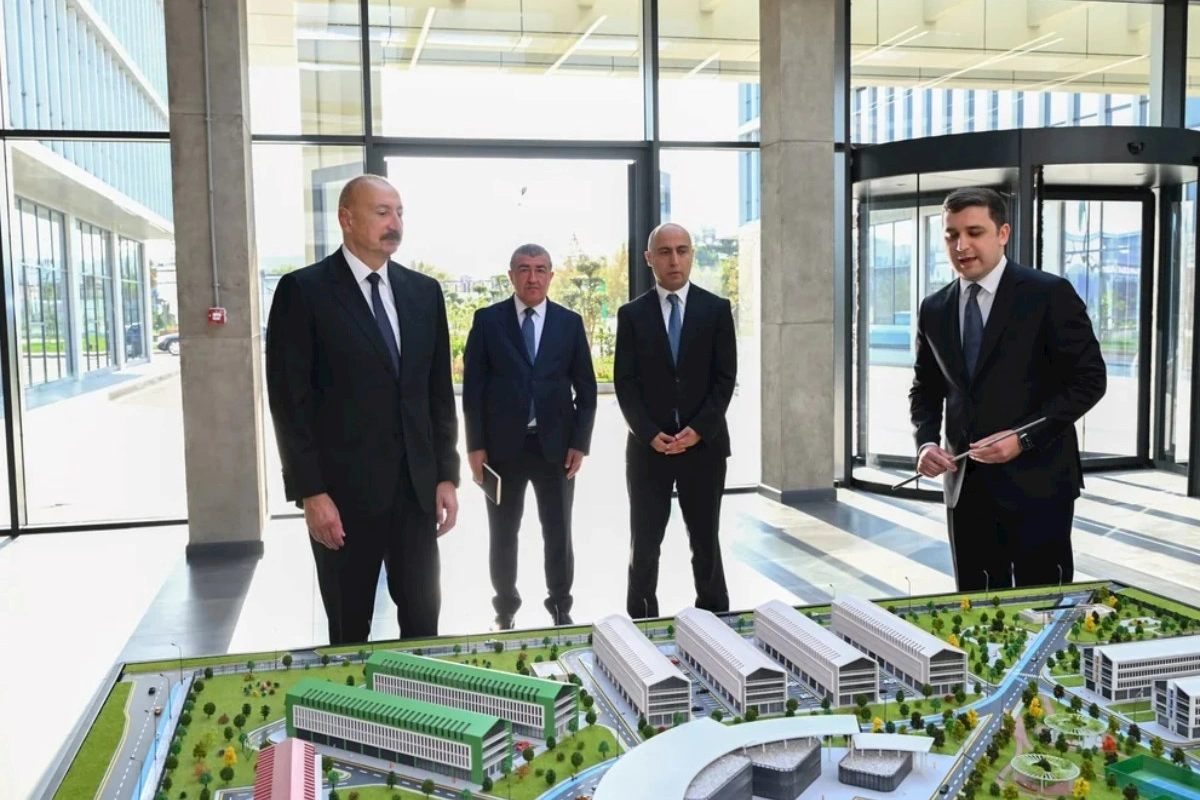 Prezident SABAH.city innovasiya şəhərciyinin birinci mərhələsinin açılışında iştirak etdi — FOTOLAR