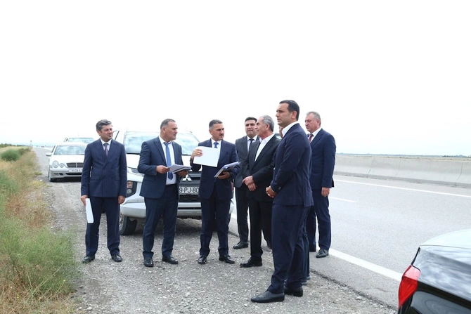 Hacıqabulda Dövlət Proqramının icrası yoxlanıldı — FOTOLAR Hacıqabulda Dövlət Proqramının icrası yoxlanıldı — FOTOLAR