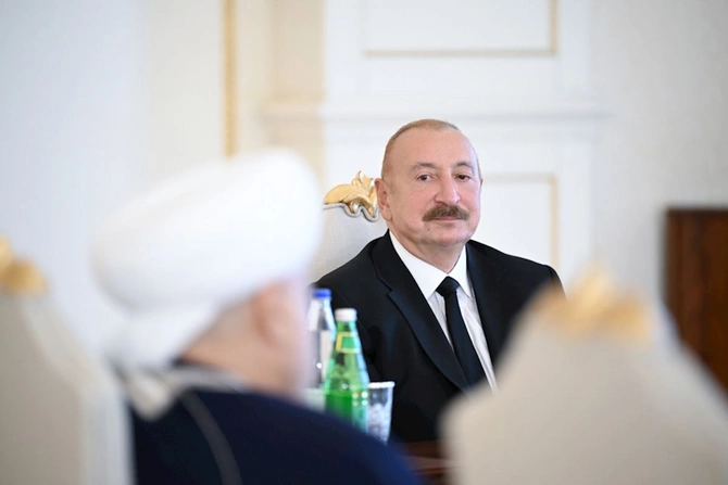 Prezident Bakıda keçirilən beynəlxalq konfransların iştirakçılarını qəbul etdi — FOTOLAR (YENİLƏNİB)