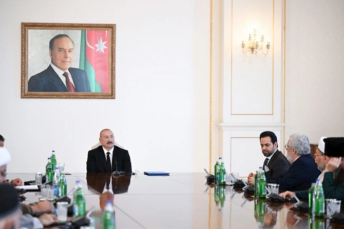 Prezident Bakıda keçirilən beynəlxalq konfransların iştirakçılarını qəbul etdi — FOTOLAR (YENİLƏNİB)
