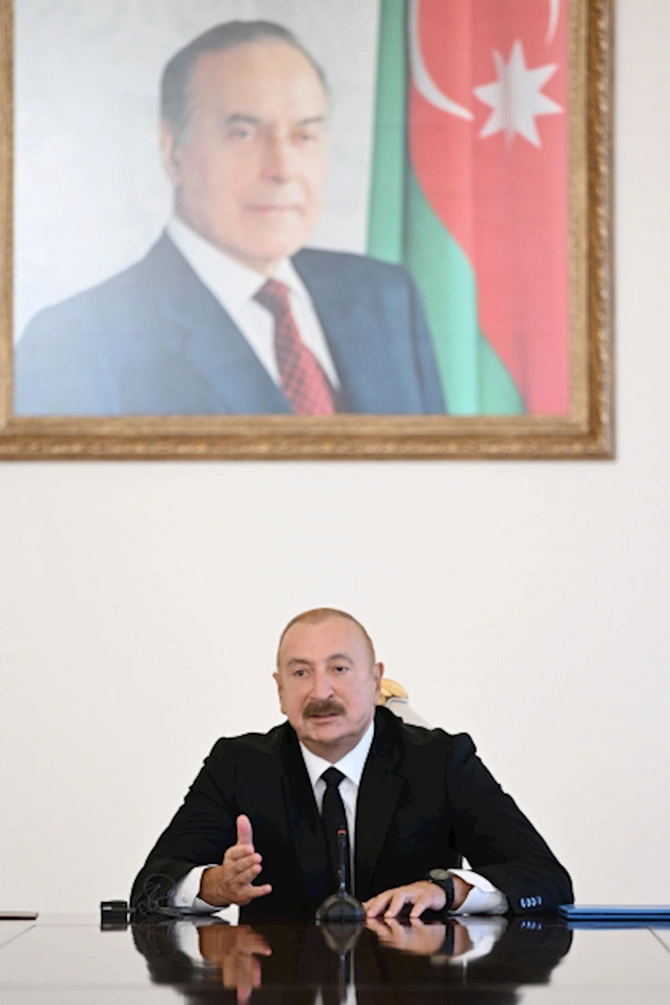Prezident Bakıda keçirilən beynəlxalq konfransların iştirakçılarını qəbul etdi — FOTOLAR (YENİLƏNİB)