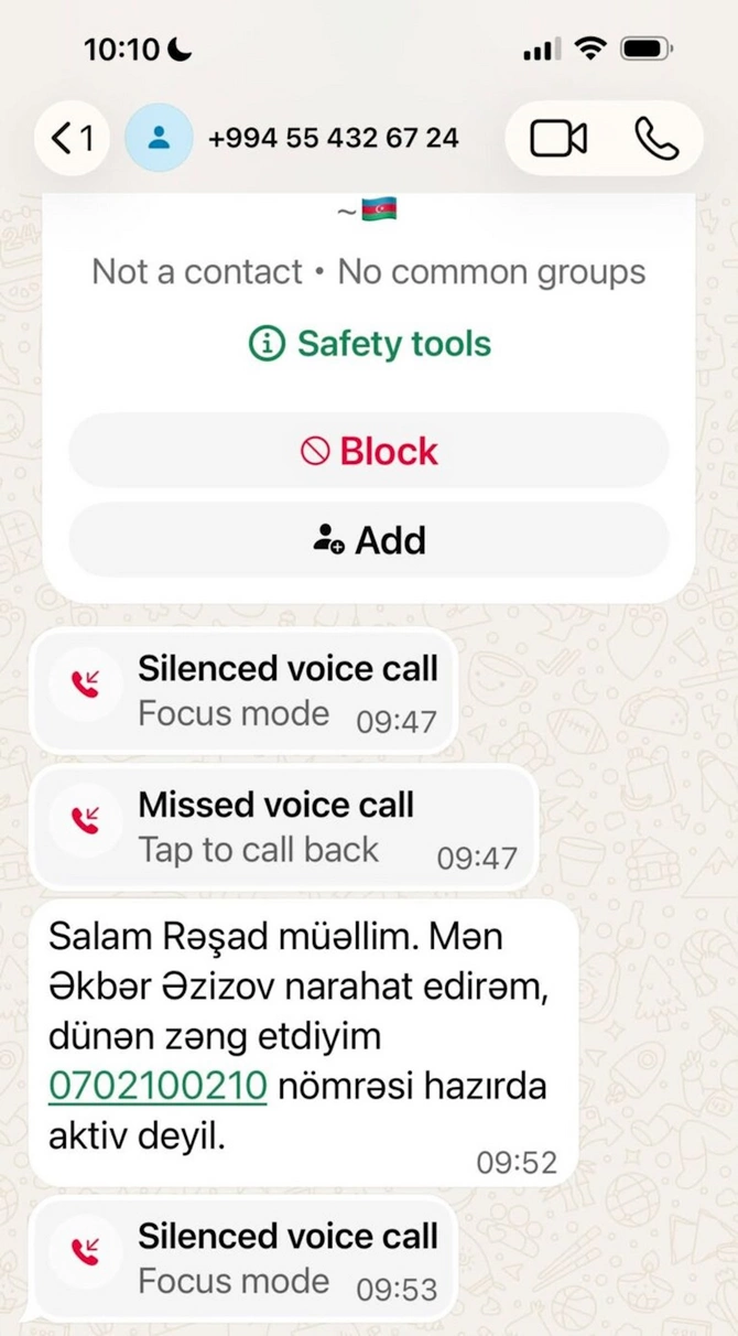 Rəşad Məcid kiber dələduzların hədəfi oldu — “Nazir müavini”ndən mesaj gəldi Rəşad Məcid kiber dələduzların hədəfi oldu — “Nazir müavini”ndən mesaj gəldi