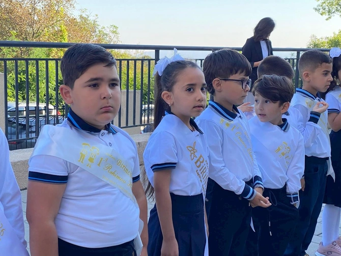 İşğaldan azad edilmiş ərazilərdə 7 məktəbdə ilk dəfə Bilik Günü qeyd edilir — FOTOLAR