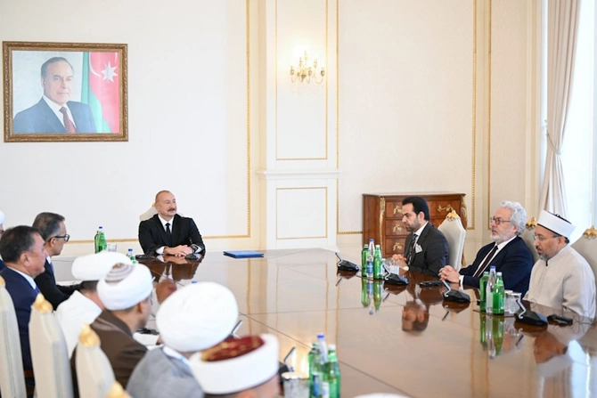 Prezident Bakıda keçirilən beynəlxalq konfransların iştirakçılarını qəbul etdi — FOTOLAR (YENİLƏNİB)