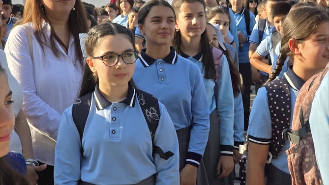 İşğaldan azad edilmiş ərazilərdə 7 məktəbdə ilk dəfə Bilik Günü qeyd edilir — FOTOLAR
