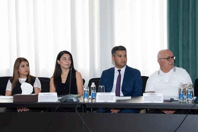 Ekoloji məsələlər üzrə işçi qrupun növbəti iclası keçirildi — FOTOLAR
