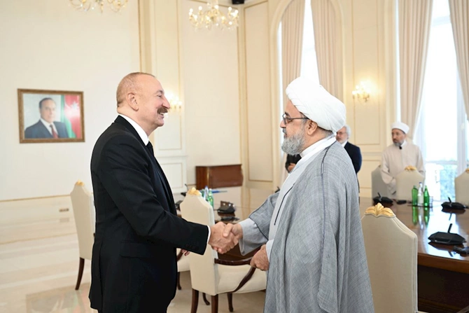 Prezident Bakıda keçirilən beynəlxalq konfransların iştirakçılarını qəbul etdi — FOTOLAR (YENİLƏNİB)