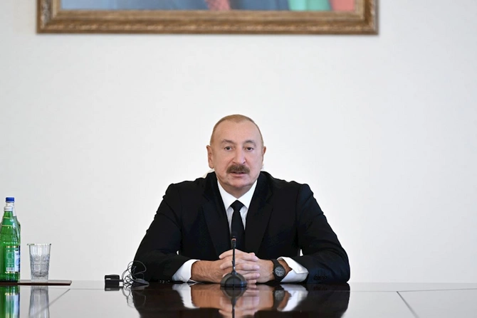 Prezident Bakıda keçirilən beynəlxalq konfransların iştirakçılarını qəbul etdi — FOTOLAR (YENİLƏNİB)