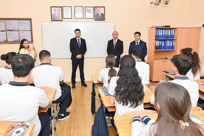 Nazir Bilik Gününü 21 nömrəli məktəbdə qeyd etdi — FOTOLAR