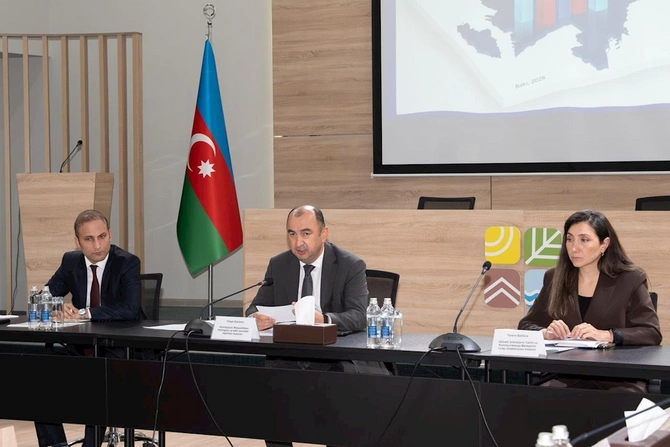Ekoloji məsələlər üzrə işçi qrupun növbəti iclası keçirildi — FOTOLAR