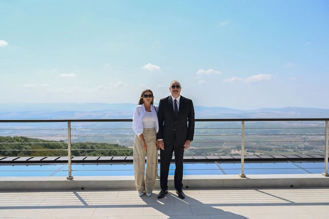 İlham Əliyev Şamaxıda Meysari Grand Hotel & SPA kompleksinin açılışını edib — FOTOLAR (YENİLƏNİB)
