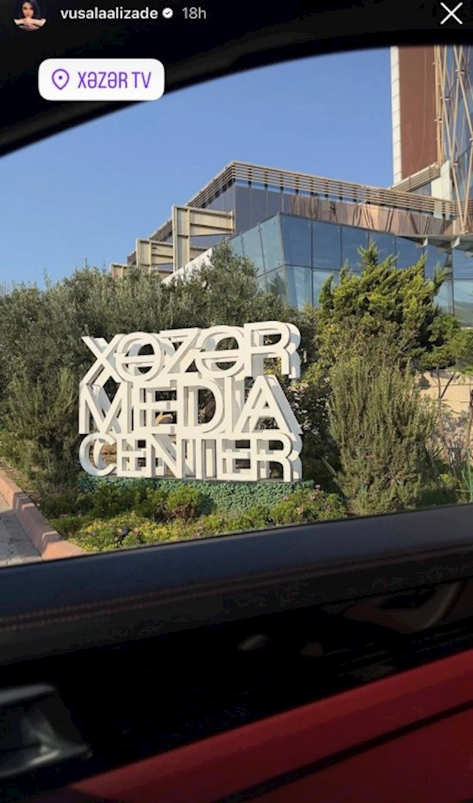 Vüsalədən Xəzər TV-dən getməsi iddialarına reaksiya — FOTO
