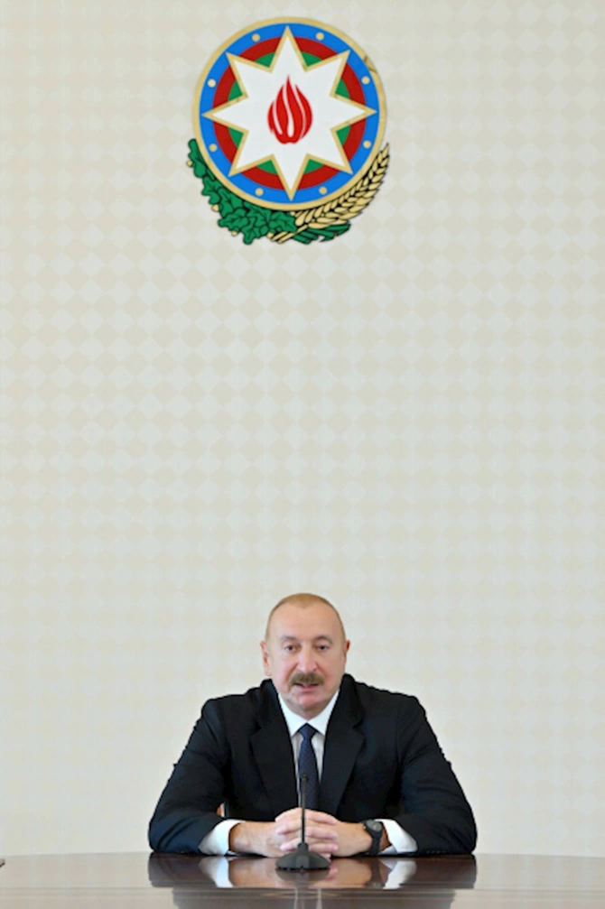 Prezident İlham Əliyev TDT-yə üzv ölkələrin təhlükəsizlik üzrə rəhbər şəxslərini qəbul edib — FOTOLAR (yenilənib)