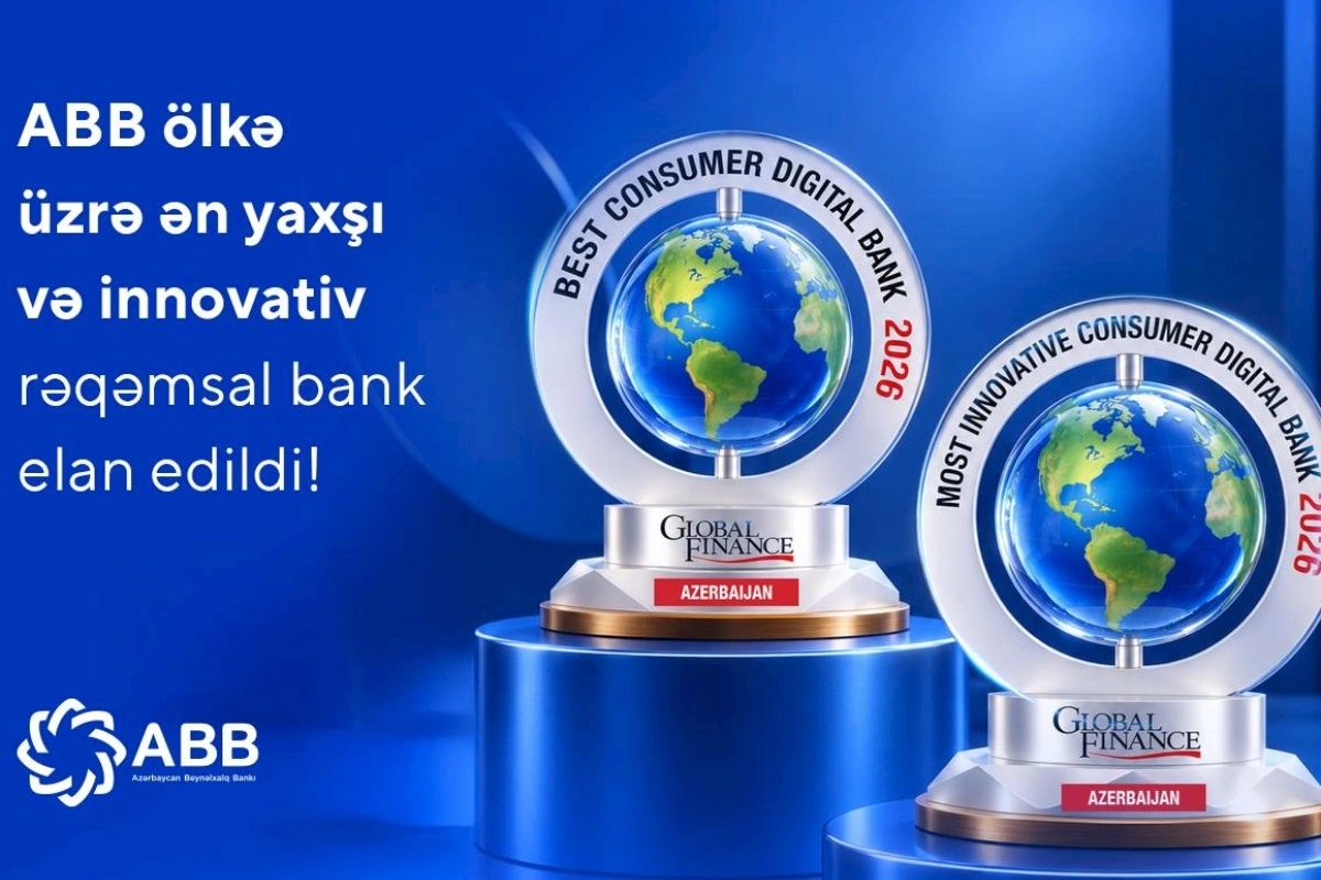 ABB ölkə üzrə ən yaxşı və innovativ rəqəmsal bank elan edildi!