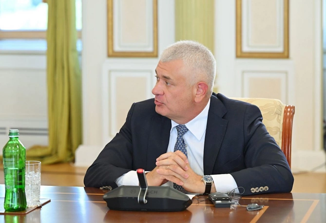 Prezident İlham Əliyev TDT-yə üzv ölkələrin təhlükəsizlik üzrə rəhbər şəxslərini qəbul edib — FOTOLAR (yenilənib)