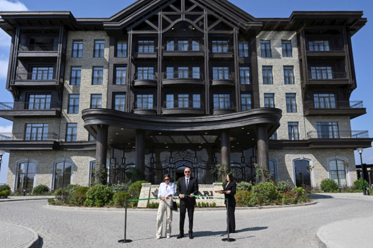 İlham Əliyev Şamaxıda Meysari Grand Hotel & SPA kompleksinin açılışını edib — FOTOLAR (YENİLƏNİB)