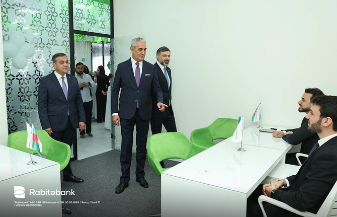 Rabitəbank 32-ci filialını Bakıxanovda açdı — FOTOLAR