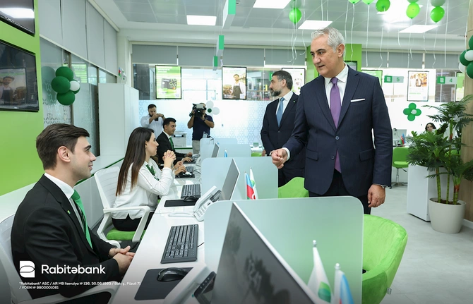 Rabitəbank 32-ci filialını Bakıxanovda açdı — FOTOLAR