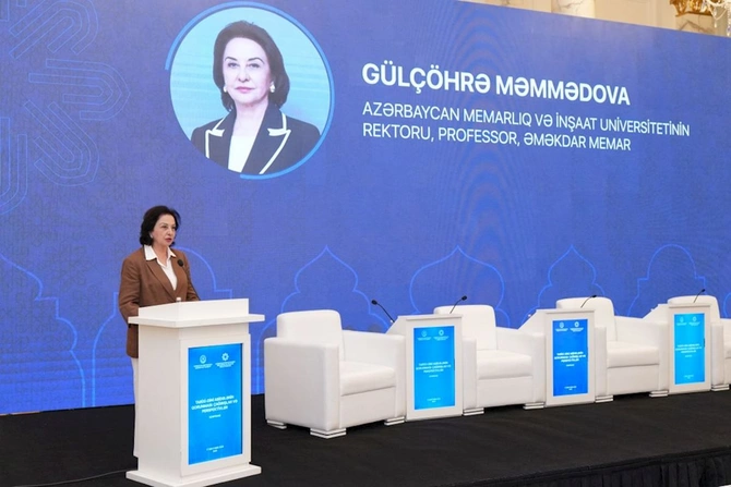 Bakıda “Tarixi-dini abidələrin qorunması: çağırışlar və perspektivlər” mövzusunda konfrans keçirildi — FOTOLAR Bakıda “Tarixi-dini abidələrin qorunması: çağırışlar və perspektivlər” mövzusunda konfrans keçirildi — FOTOLAR