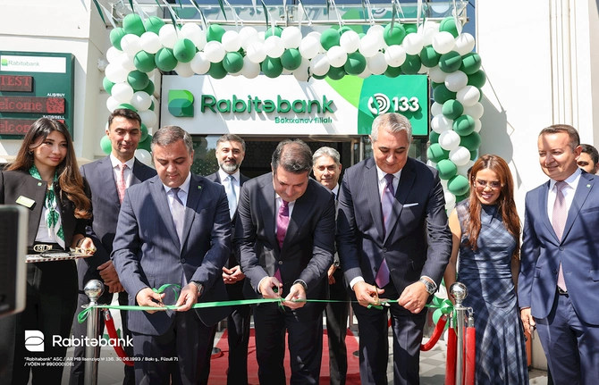 Rabitəbank 32-ci filialını Bakıxanovda açdı — FOTOLAR