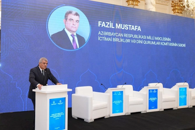 Bakıda “Tarixi-dini abidələrin qorunması: çağırışlar və perspektivlər” mövzusunda konfrans keçirildi — FOTOLAR Bakıda “Tarixi-dini abidələrin qorunması: çağırışlar və perspektivlər” mövzusunda konfrans keçirildi — FOTOLAR