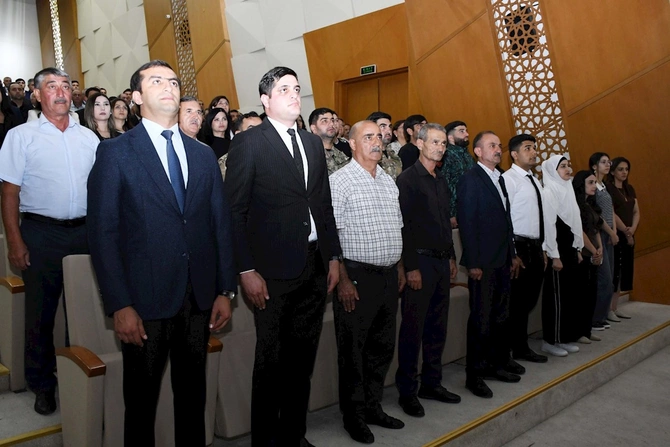 Ağdamda Natiq Qasımova həsr olunan filmin təqdimatı keçirilib — FOTOLAR