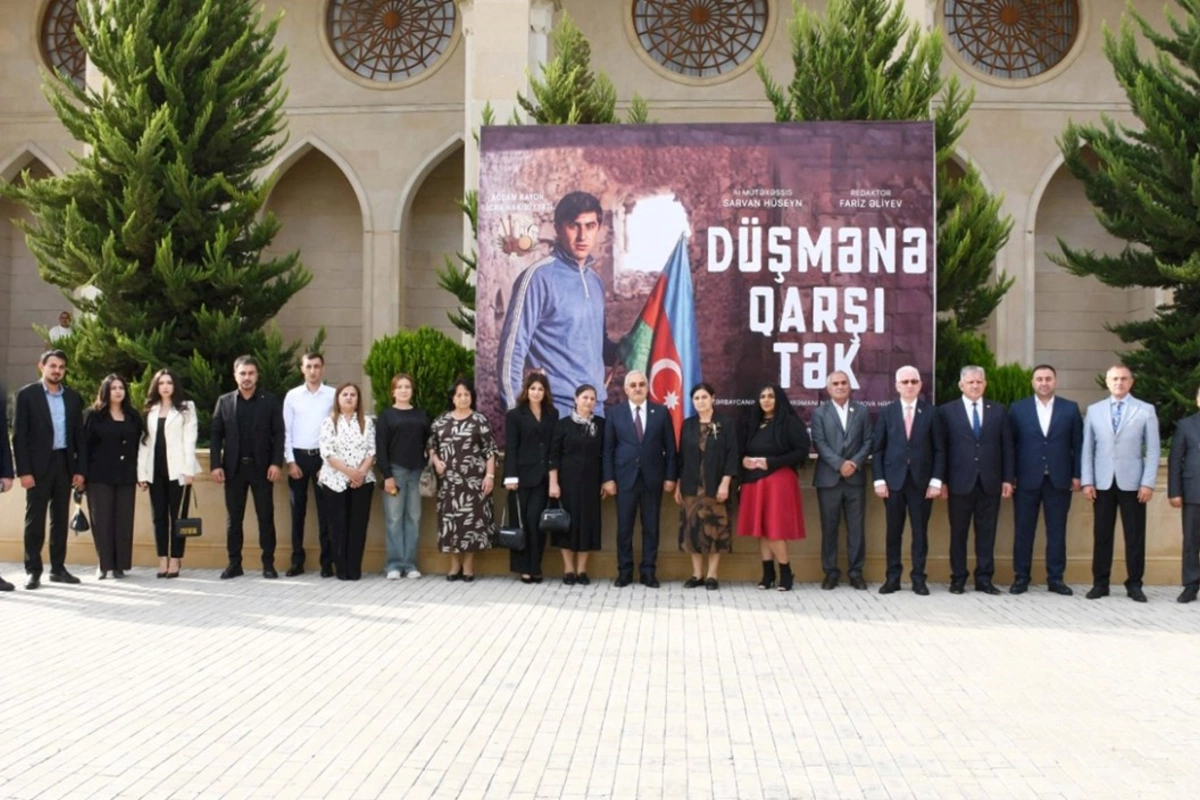 Ağdamda Natiq Qasımova həsr olunan filmin təqdimatı keçirilib — FOTOLAR
