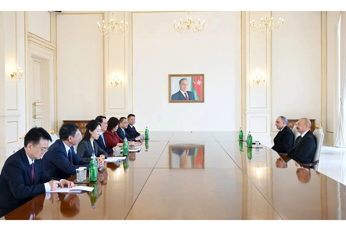 İlham Əliyev Çinin Baş prokurorunu qəbul edib — FOTOLAR