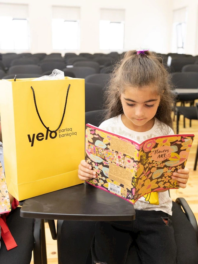 Yelo Bank Cəbrayılda birincilərin məktəb həyəcanına şərik oldu — FOTOLAR