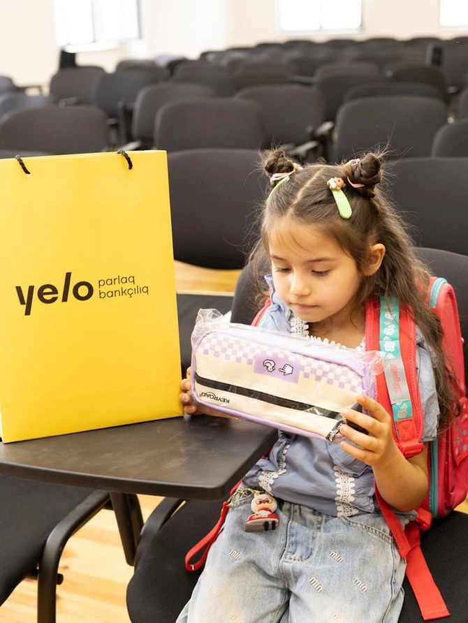 Yelo Bank Cəbrayılda birincilərin məktəb həyəcanına şərik oldu — FOTOLAR