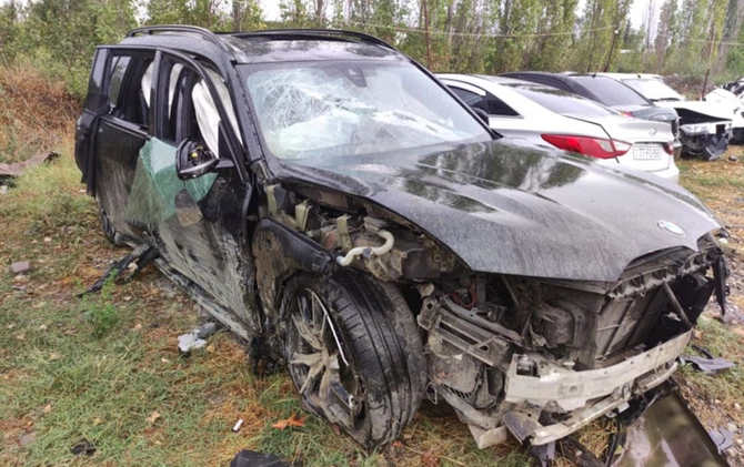 Ödənişli yolda aşan “BMW X7”də ölən Eltonun FOTOSU