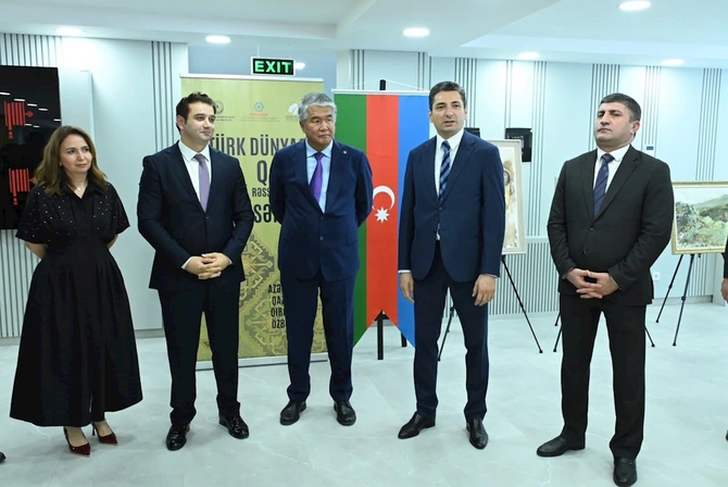 Xankəndi Şəhəri Günü çərçivəsində Türk dünyası qadın rəssamlarının sərgisi təşkil olunub — FOTOLAR