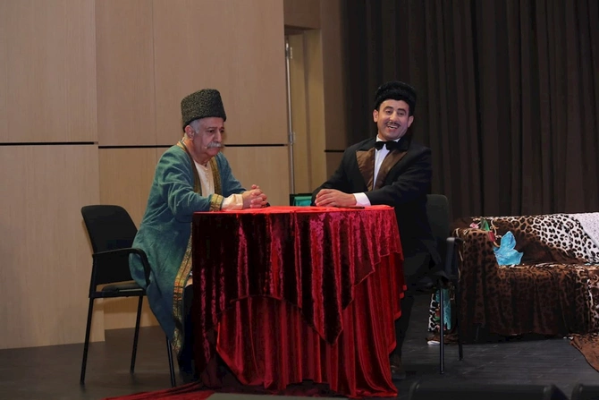 “Arşın mal alan” operettası Lənkəran teatrının təqdimatında Xankəndidə nümayiş olunub — FOTOLAR