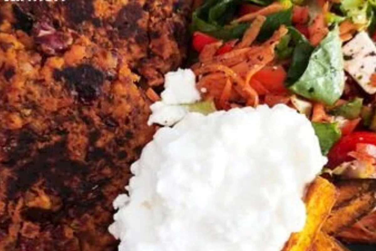 Ətsiz və proteinlə zəngin burger resepti: Cəmi 25 dəqiqəyə hazırlanır