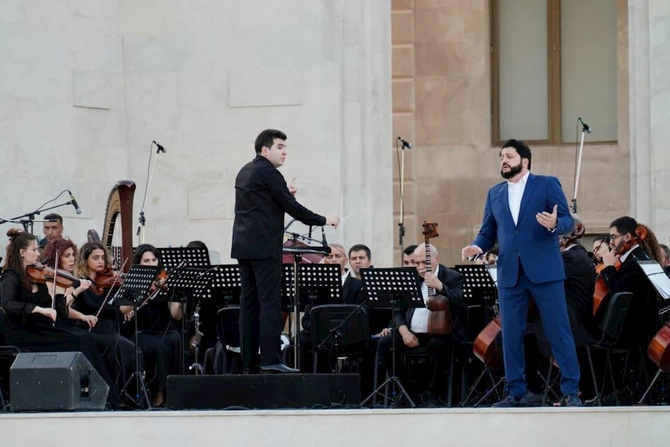 Açıq havada opera tamaşaları və konsertlərin yeni ünvanı — FOTOLAR