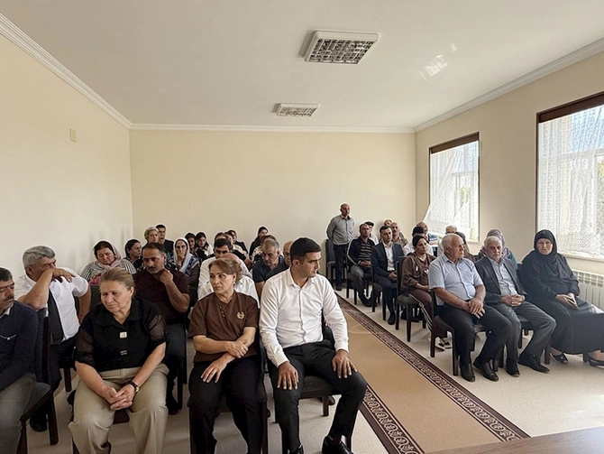 Milli Məclisin deputatı Vüqar Rəhimzadə Culfada seçiciləri ilə növbəti görüşünü keçirib — FOTOLAR